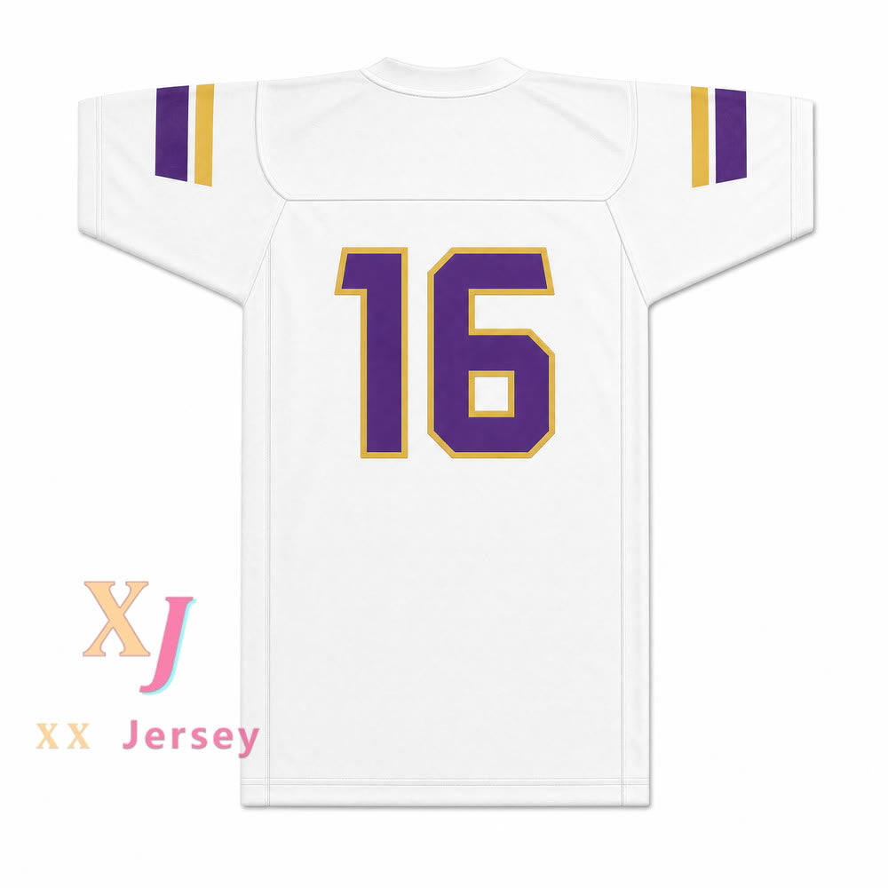 CAMISETAS DE FÚTBOL AMERICANO ESCOLAR PERSONALIZADAS TREVOR LAWRENCE 16 TALLAS S-6XL