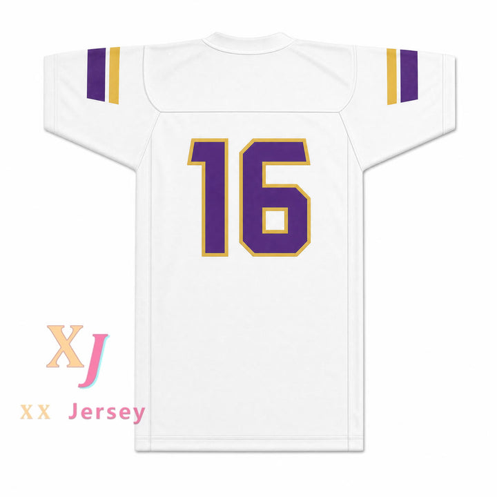 CAMISETAS DE FÚTBOL AMERICANO ESCOLAR PERSONALIZADAS TREVOR LAWRENCE 16 TALLAS S-6XL