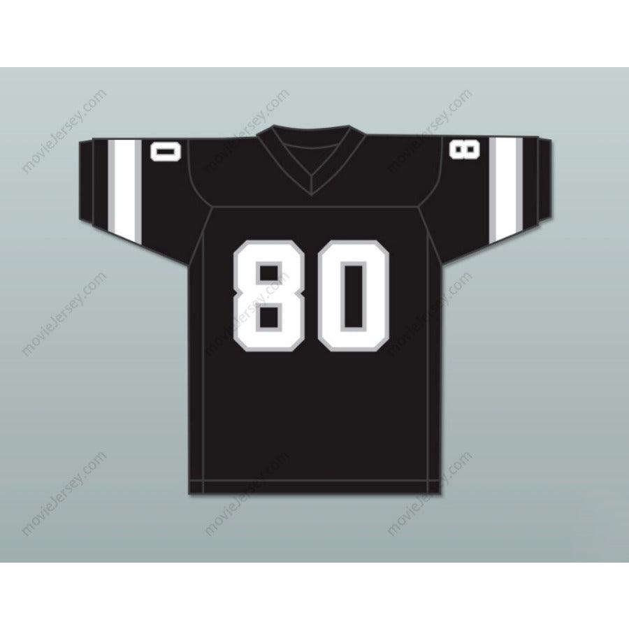 CAMISETA DE FÚTBOL AMERICANA PERSONALIZADA CON NOMBRE Y NÚMERO 1974 WFL DENNIS HUGHES 80 JACKSONVILLE SHARKS DE VISITANTE Cosida Tallas S-6XL