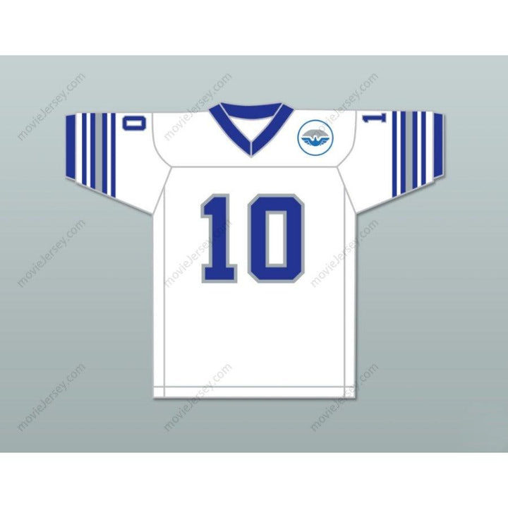 PERSONALIZADA CUALQUIER Nombre Número 1975 WFL JOHNNIE WALTON 10 SAN ANTONIO WINGS ROAD Camiseta de Fútbol Americana Cosida S-6XL