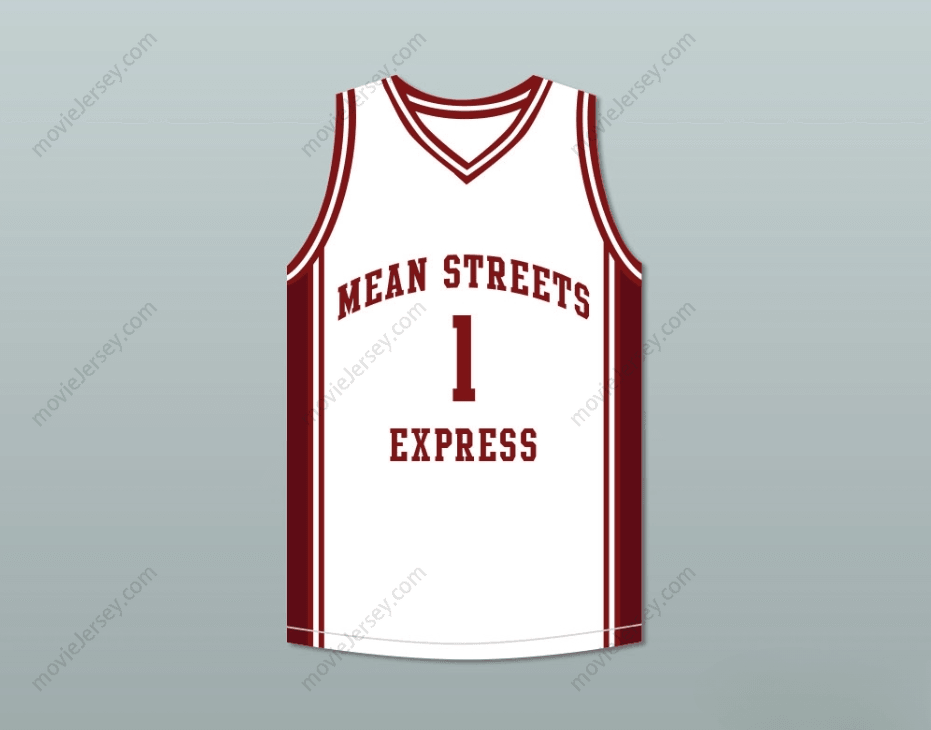 CUSTOM ANY Name Number DERRICK ROSE 1 MEAN STREETS EXPRESS BASKETBALL JERSEY AAU Top Stitched S-6XL