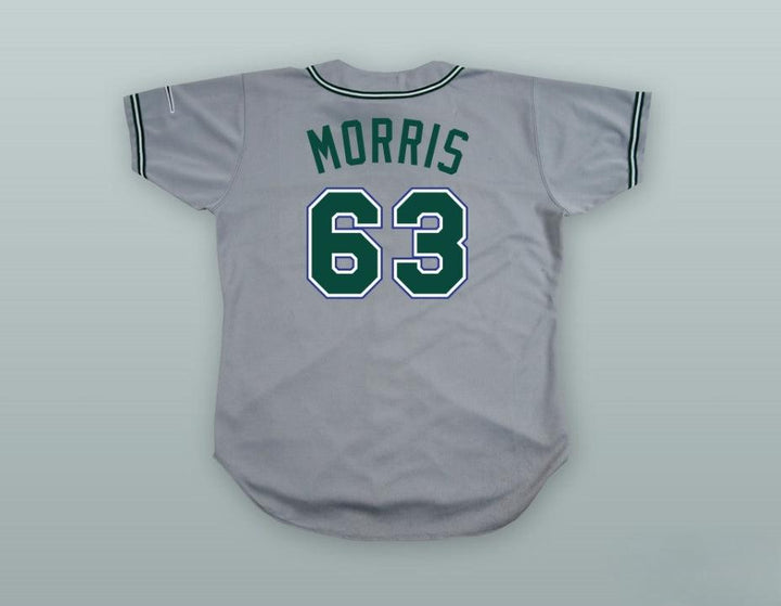 Personalizado Cualquier Nombre Número JIMMY MORRIS 63 CAMISETA DE BÉISBOL PROFESIONAL THE ROOKIE Con Costuras S-6XL