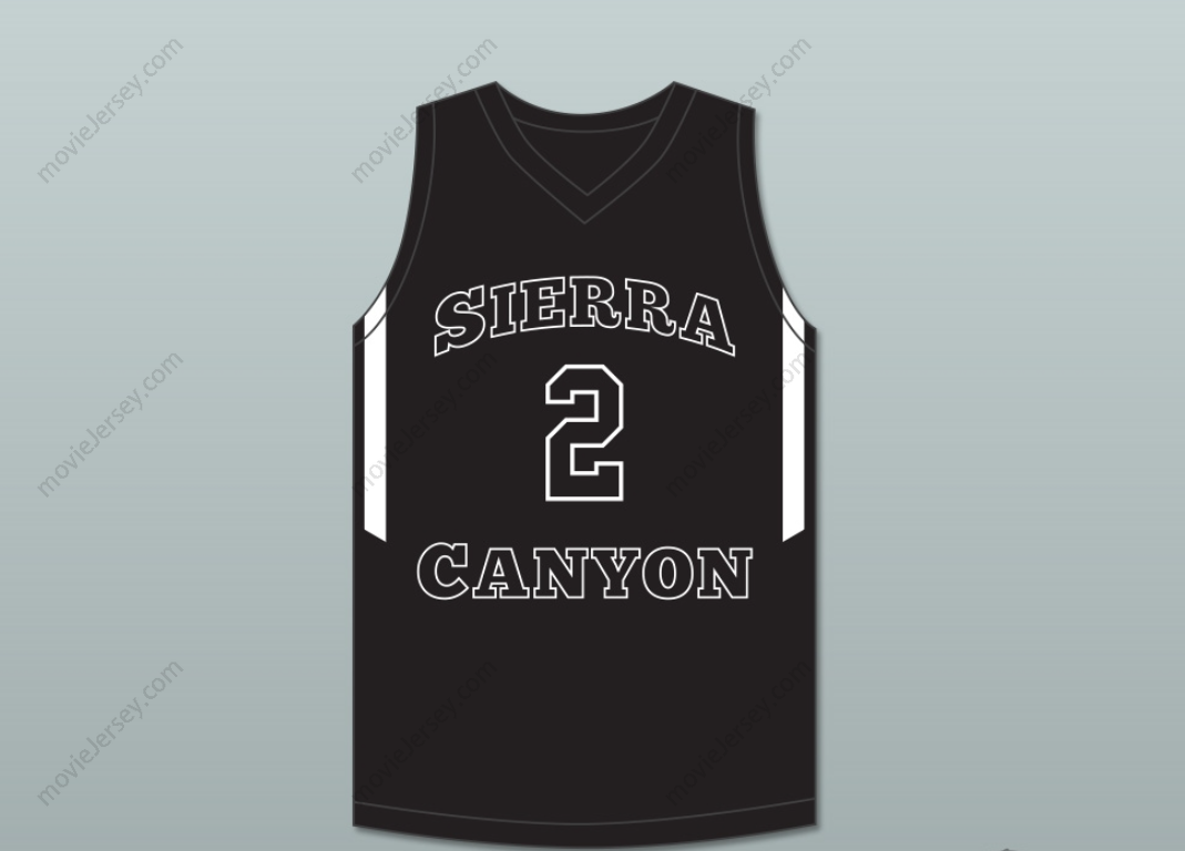 Custom Any Name Number Scotty Pippen Jr 2 Sierra Canyon School Trailblazers Black Basketball Jersey 2 Top Stitched S-6XL