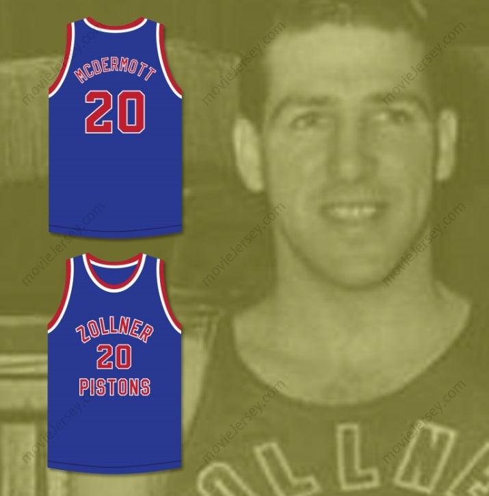 PERSONALIZA CUALQUIER Nombre Número BOBBY MCDERMOTT 20 FORT WAYNE ZOLLNER CAMISETA DE BALONCESTO Cosido S-6XL