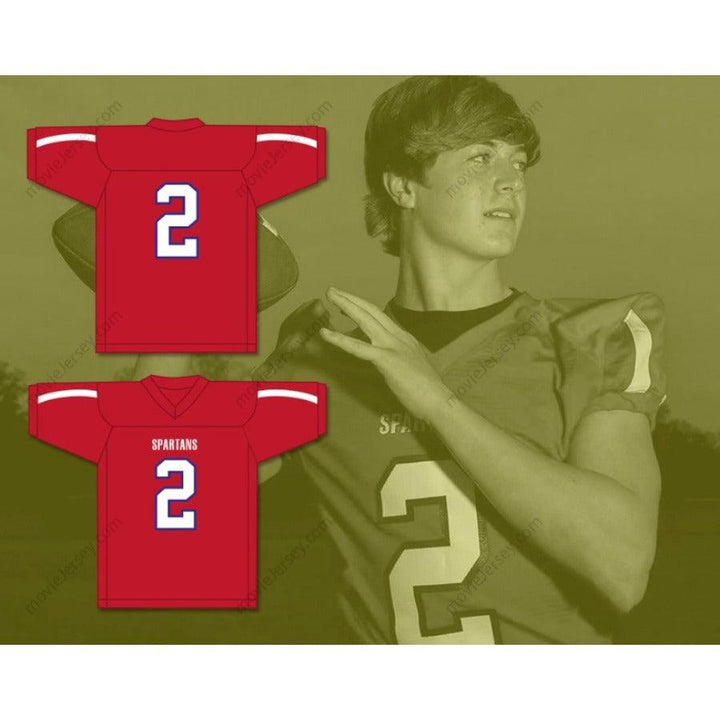 CUSTOM ANY Name SPARTANS RED KENNY PICKETT 2 OCEAN TOWNSHIP HIGH SCHOOL Football Jersey Top Stitched S-6XL
