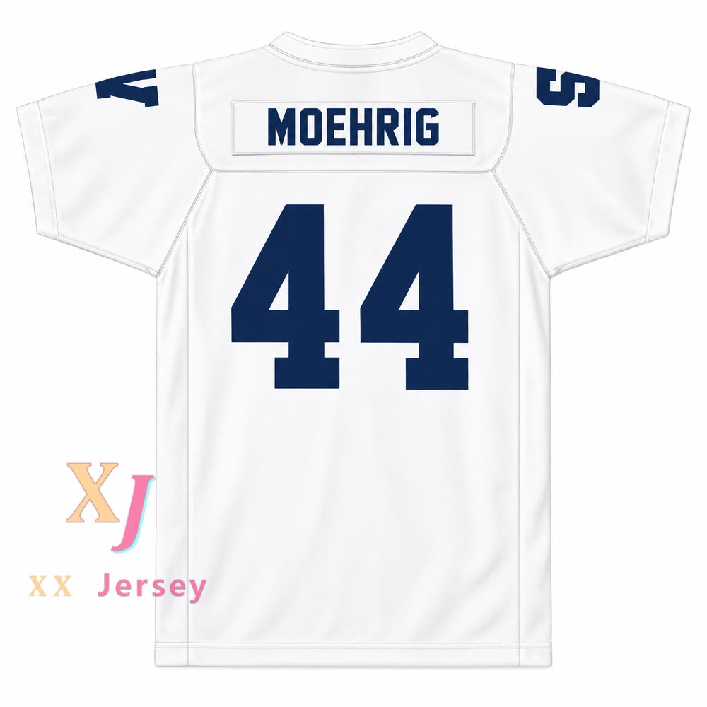 PERSONALIZA CUALQUIER Nombre Número TREVON MOEHRIG 44 SMITHSON VALLEY HIGH SCHOOL RANGERS Camiseta de Fútbol Cosida S-6XL