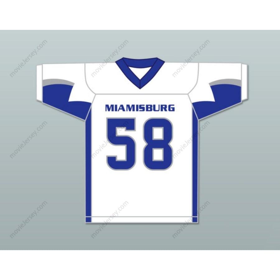 PERSONALIZA Cualquier Nombre Número JOSH MYERS 58 Camiseta de Fútbol de Preparatoria con Costuras S-6XL
