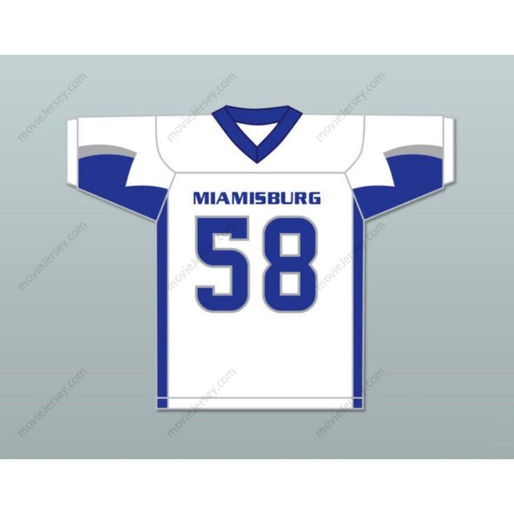 PERSONALIZA Cualquier Nombre Número JOSH MYERS 58 Camiseta de Fútbol de Preparatoria con Costuras S-6XL