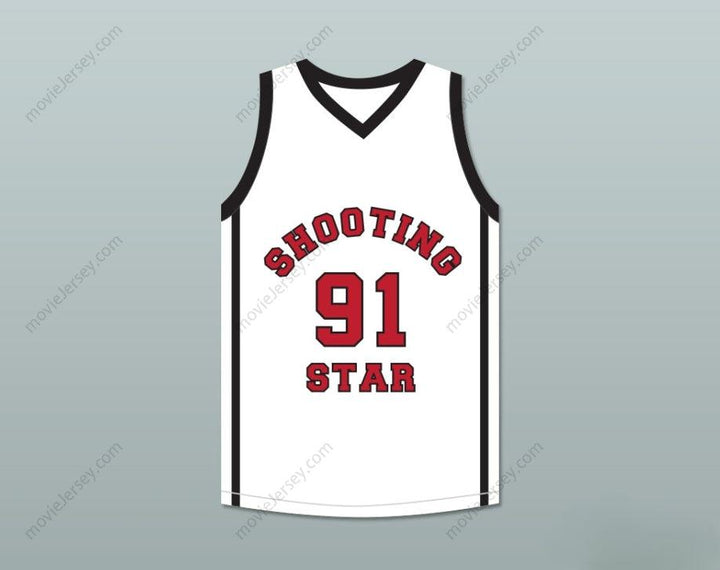 PERSONALIZADO Cualquier Nombre Número SIAN ALGODÓN 91 OHIO SHOOTING STARS CAMISETA DE BALONCESTO BLANCA AAU MÁS QUE UN JUEGO Costuras Reforzadas S-6XL