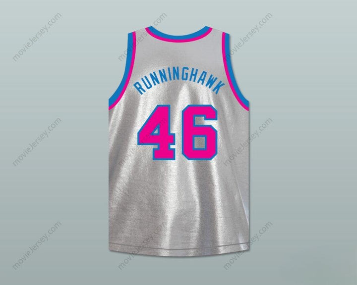 PERSONALIZA CUALQUIER Nombre Número WINSTON RUNNING HAWK 46 PISCIS BALONCESTO JERSEY EL PEZ QUE SALVÓ Costura superior S-6XL