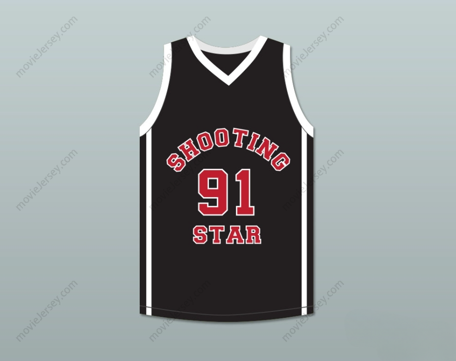 PERSONALIZA CUALQUIER Nombre Número SIAN COTTON 91 OHIO SHOOTING STARS AAU JERSEY BALONCESTO NEGRO MÁS QUE UN JUEGO Costura Superior S-6XL