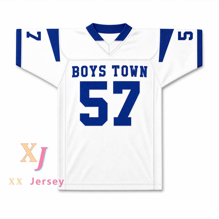 CAMISETA DE FÚTBOL AMERICANA SHAQUIL BARRETT 57 BOYS TOWN HIGH SCHOOL BORDADA S-6XL