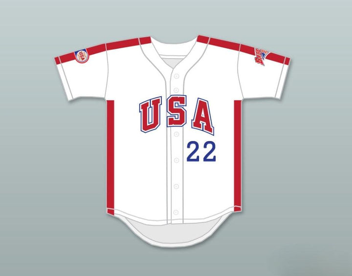 Custom Any Name Number BILL SWIFT 8 1984 USA TEAM BLUE BASEBALL JERSEY Top Stitched S-6XL