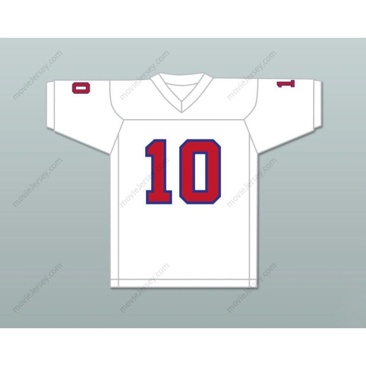 PERSONALIZA CUALQUIER Nombre Número 1983 USFL GLENN INVERSO 10 NEW JERSEY GENERALS ROAD Camiseta de Fútbol con Costuras S-6XL