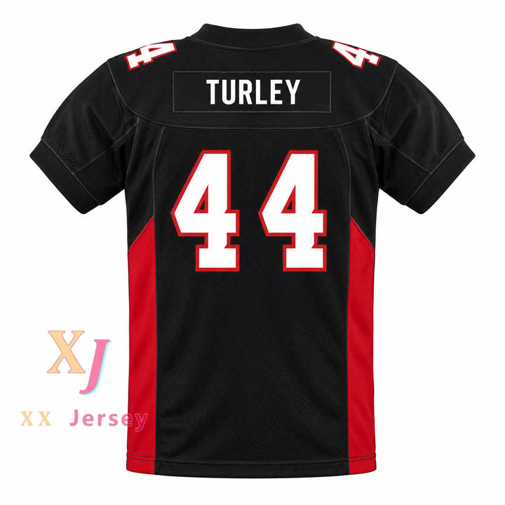 PERSONALIZADO Cualquier Nombre Número THE GREAT KHALI 44 TURLEY MEAN MACHINE CONVICTS Camiseta de Fútbol Cosida S-6XL