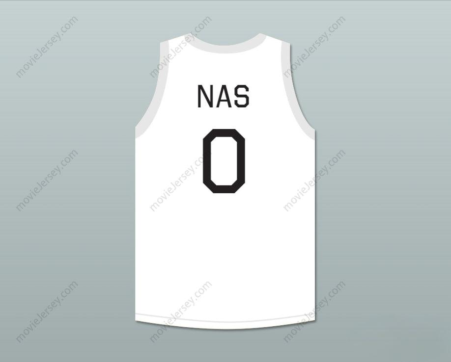 CAMISETA DE BALONCESTO PERSONALIZADA CON CUALQUIER Nombre Número NAS 0 HSTRY Cosida S-6XL