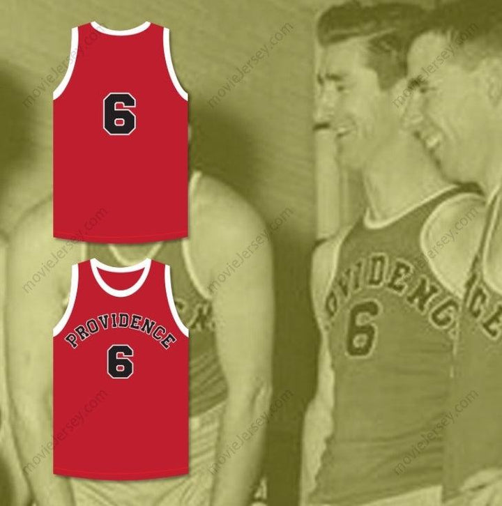 CAMISETA DE BALONCESTO ROJA DE LOS PROVIDENCE STEAMROLLERS DE HANK BEENDERS N.º 6, CUALQUIER NOMBRE Y NÚMERO PERSONALIZADO, 1ª CALIDAD COSIDA S-6XL