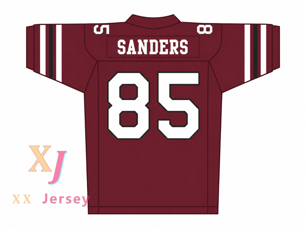 CAMISETA DE FÚTBOL PERSONALIZADA CON CUALQUIER Nombre Número MORRIS CHESTNUT TRAVIS SANDERS 85 BOSTON REBELS VISITANTE Cosida S-6XL