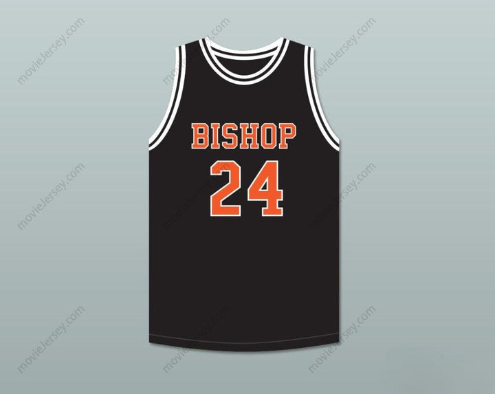 PERSONALIZADA Cualquier Nombre Número JACK CUNNINGHAM 24 BISHOP HAYES TIGERS NEGRO BALONCESTO JERSEY LA PARTE TRASERA Cosido S-6XL