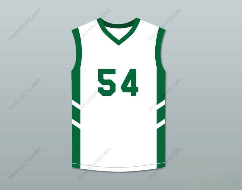 PERSONALIZA CUALQUIER Nombre Número ANTOINE '8TH WONDER' SCOTT 54 CAMISETA DE BALONCESTO BLANCA DENNIS RODMAN'S BIG BANG IN PYONGYANG Costuras Superiores S-6XL