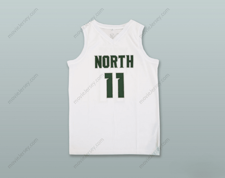 CUSTOM ANY Name Number TRAE YOUNG 11  NORTH HIGH SCHOOL TIMBERWOLVES WHITE BASKETBALL JERSEY Top Stitched S-6XL