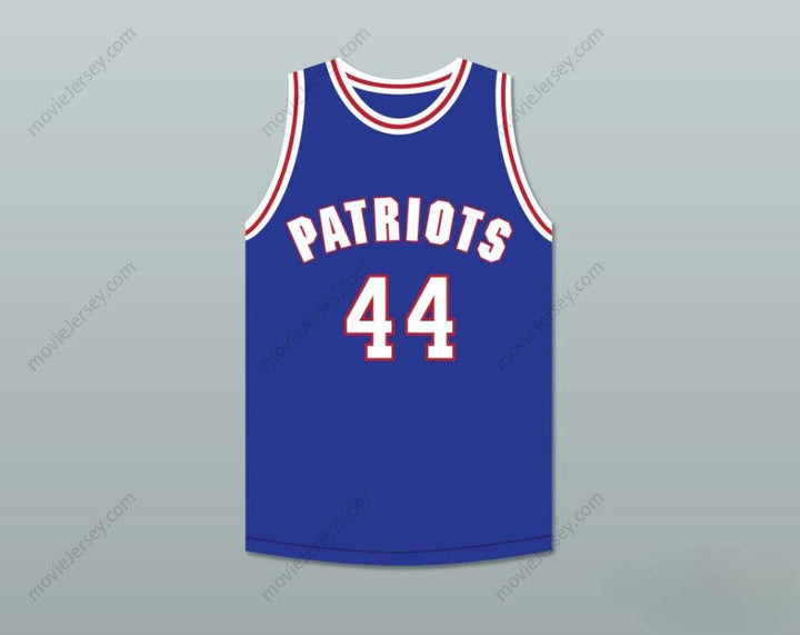 PERSONALIZA Cualquier Nombre Número REGGIE REYNOLDS 44 WILL FOSTER HIGH SCHOOL PATRIOTS AZUL CAMISETA DE BALONCESTO LAS ZAPATILLAS ROJAS 2 Doble Costura S-6XL