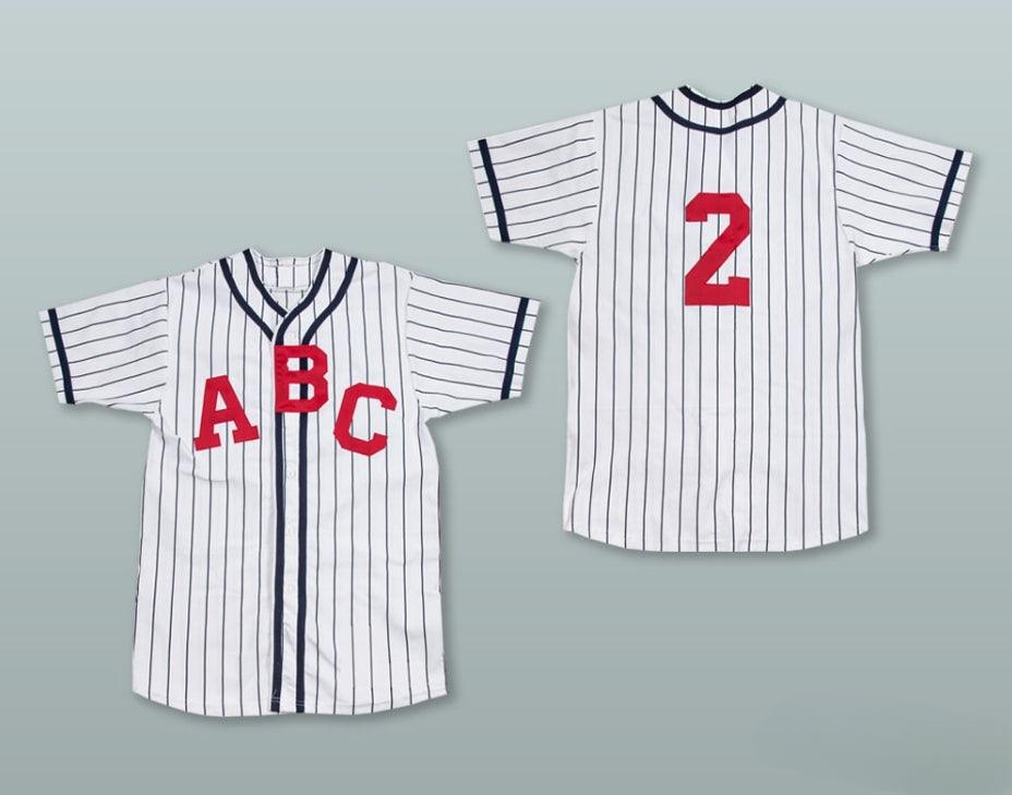 Camiseta de béisbol a rayas blancas de la Liga Negra con cualquier nombre y número personalizado, BLACK CRACKERS 2, con costuras superiores S-6XL
