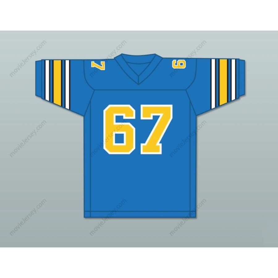 PERSONALIZA Cualquier Nombre Número 1983 USFL DON DRAKE 67 OAKLAND INVADERS Camiseta de Fútbol de Carretera Costura Superior S-6XL