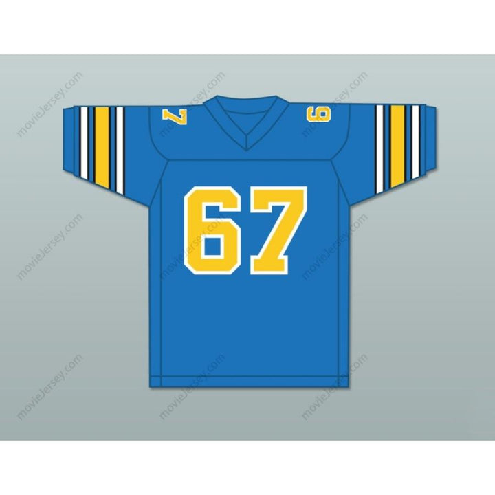 PERSONALIZA Cualquier Nombre Número 1983 USFL DON DRAKE 67 OAKLAND INVADERS Camiseta de Fútbol de Carretera Costura Superior S-6XL