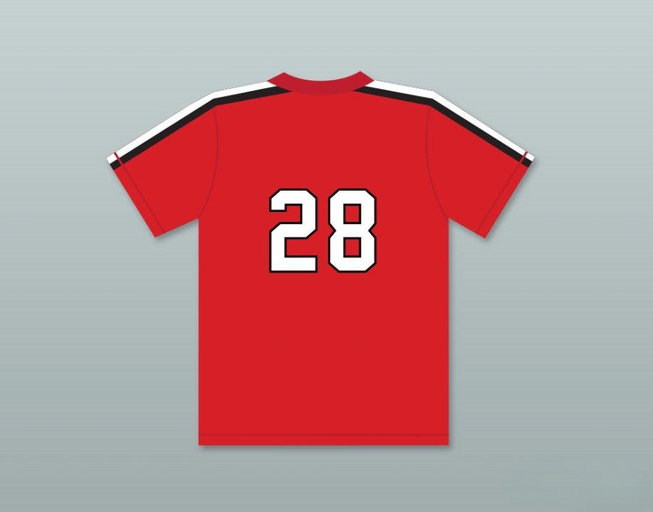 Personalizado Cualquier Nombre Número KURT RUSSELL 28 CAMISETA DE BÉISBOL THE BATTERED BASTARDS OF BASEBALL Parte Superior Cosida S-6XL
