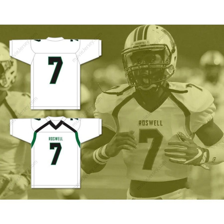 PERSONALIZAR Cualquier Nombre Número MALIK WILLIS 7 ROSWELL HIGH SCHOOL HORNETS Camiseta Fútbol Top Cosido S-6XL