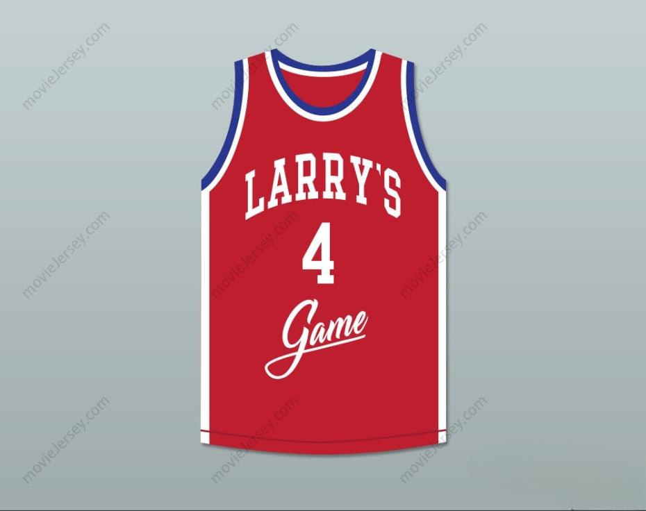 PERSONALIZA CUALQUIER Nombre Número STEVE ALFORD 4 CAMISETA DE BALONCESTO ROJA DE LARRY'S GAME 1988 EVENTO BENÉFICO Costuras Superiores S-6XL