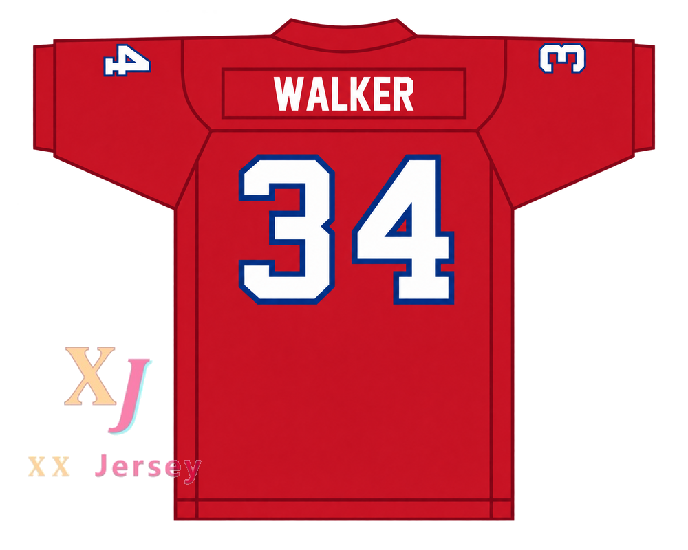 Custom Herschel Walker 34 New Jersey Generals 1983-85 USFL Football Jersey