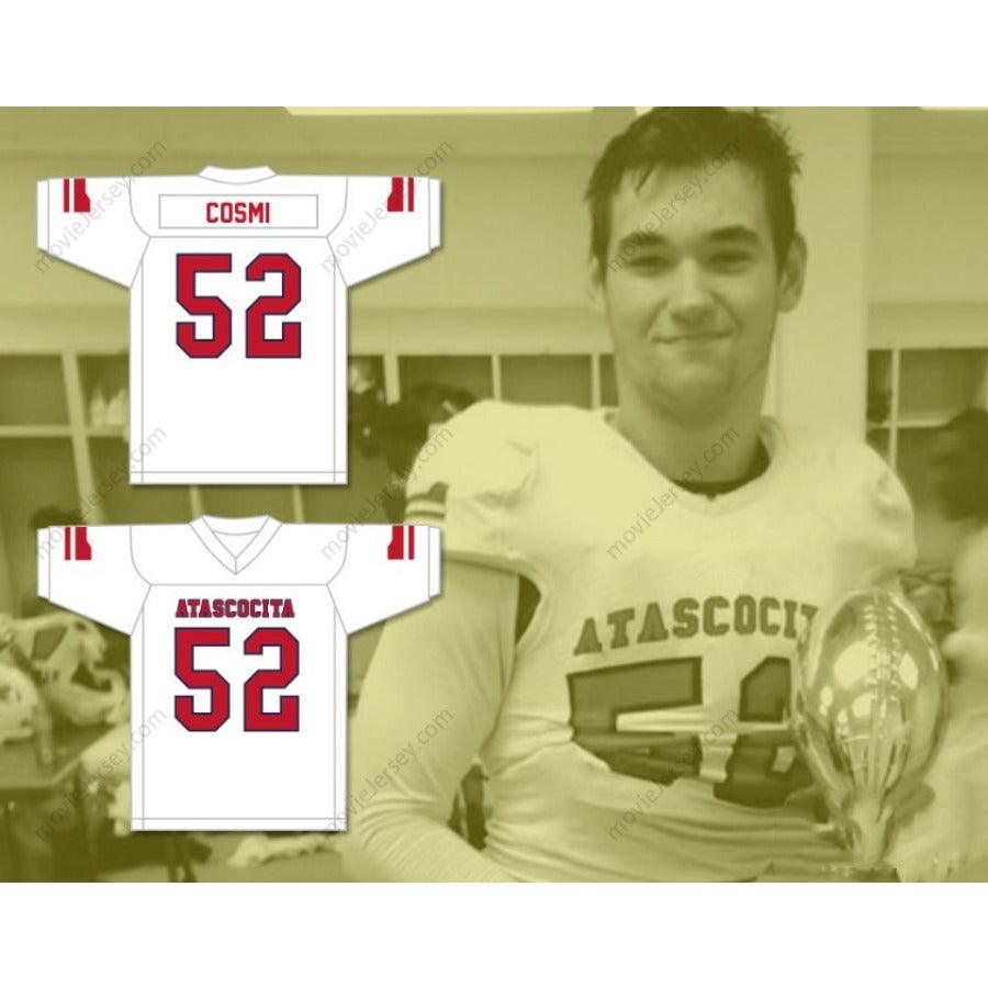 PERSONALIZA CUALQUIER Nombre Número SAM COSMI 52 ATASCOCITA HIGH SCHOOL Camiseta de fútbol Bordado S-6XL
