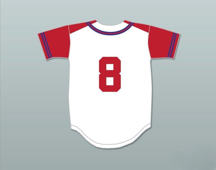 Camiseta de béisbol CHAD DANFORTH 8 EAST HIGH SCHOOL WILDCATS de HIGH SCHOOL MUSICAL 2 personalizada con cualquier nombre y número, costura superior S-6XL