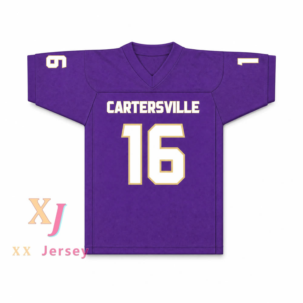 CAMISETAS DE FÚTBOL AMERICANO ESCOLAR PERSONALIZADAS TREVOR LAWRENCE 16 TALLAS S-6XL