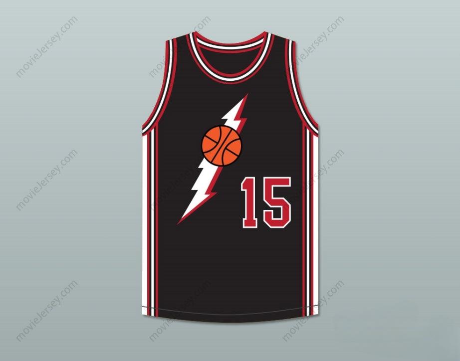 CUSTOM ANY Name Number LARRY 15 BLACK BASKETBALL JERSEY IN THE HOUSE Top Stitched S-6XL