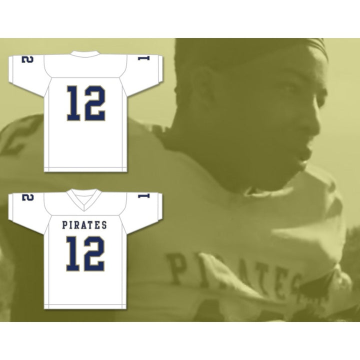 CUSTOM ANY Name Number MALIK COLLINS 12 INDEPENDENCE COMMUNITY COLLEGE PIRATES Football Jersey Top Stitched S-6XL