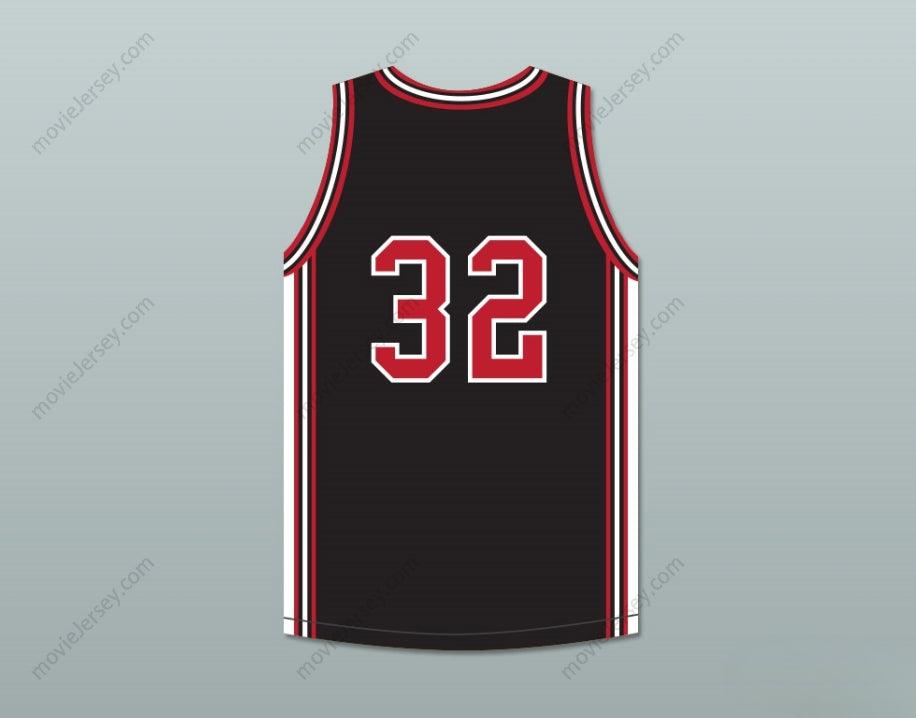 CAMISETA DE BALONCESTO NEGRA CON CUALQUIER NOMBRE Y NÚMERO RODERICK GARR ORLANDO 32 EN LA CASA, Con Costuras Visibles S-6XL