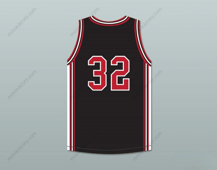 CAMISETA DE BALONCESTO NEGRA CON CUALQUIER NOMBRE Y NÚMERO RODERICK GARR ORLANDO 32 EN LA CASA, Con Costuras Visibles S-6XL