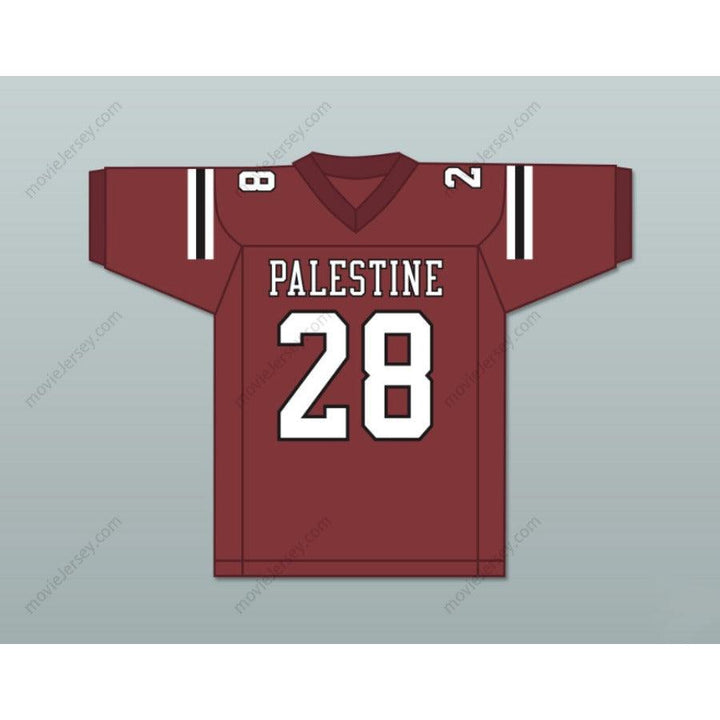 PERSONALIZA Cualquier Nombre Número ADRIAN PETERSON 28 PALESTINE HIGH SCHOOL WILDCATS Camiseta de Fútbol Cosida S-6XL