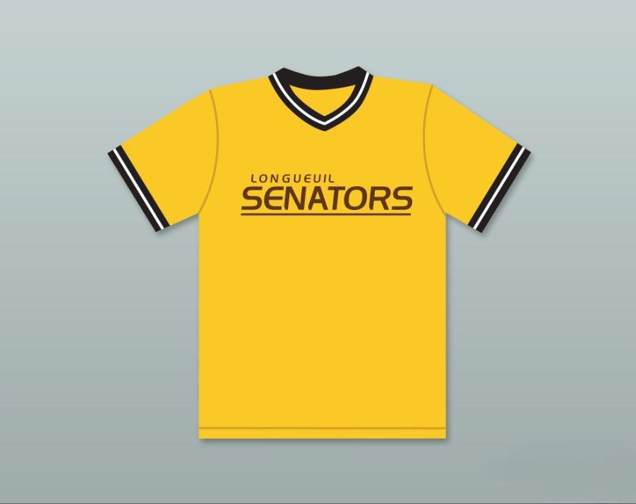 Personalizada Cualquier Nombre Número CARLOS LEAL GINO LAPUE 40 LONGUEUIL SENATORS BEER LEAGUE BASEBALL JERSEY SPACEMAN Costura Superior S-6XL