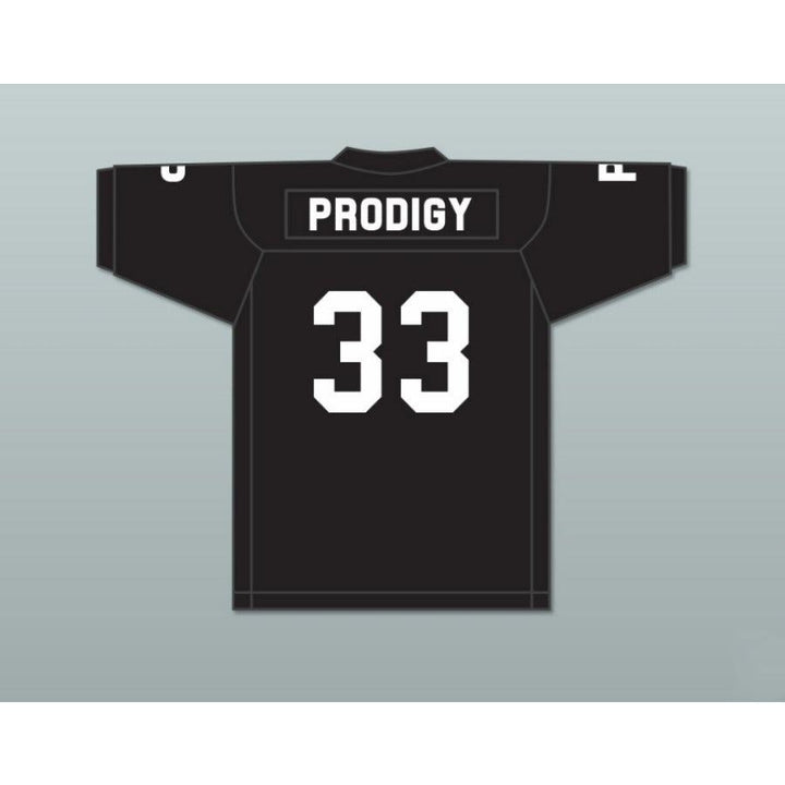 PERSONALIZADO CUALQUIER Nombre Número PRODIGY H.N.I.C. 33 HENNESSY BLACK Camiseta de Fútbol Cosida S-6XL