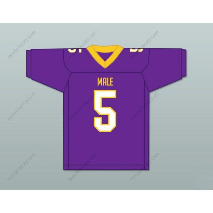PERSONALIZA Cualquier Nombre Número NATE HOBBS 5 Camiseta de Fútbol Masculina de Secundaria BULLDOGS Cosida Tallas S-6XL