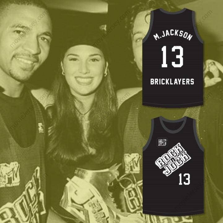 PERSONALIZADA Cualquier Nombre Número MARK JACKSON 13 CAMISETA DE BALONCESTO ALBAÑILES 3ER ANUAL ROCK N' JOCK B-BALL JAM 1993 Costura Superior S-6XL