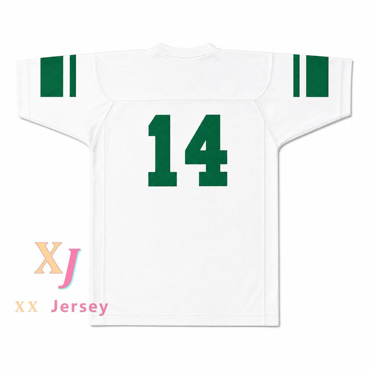 Isidore Newman High School 14 Football Jersey — white back view