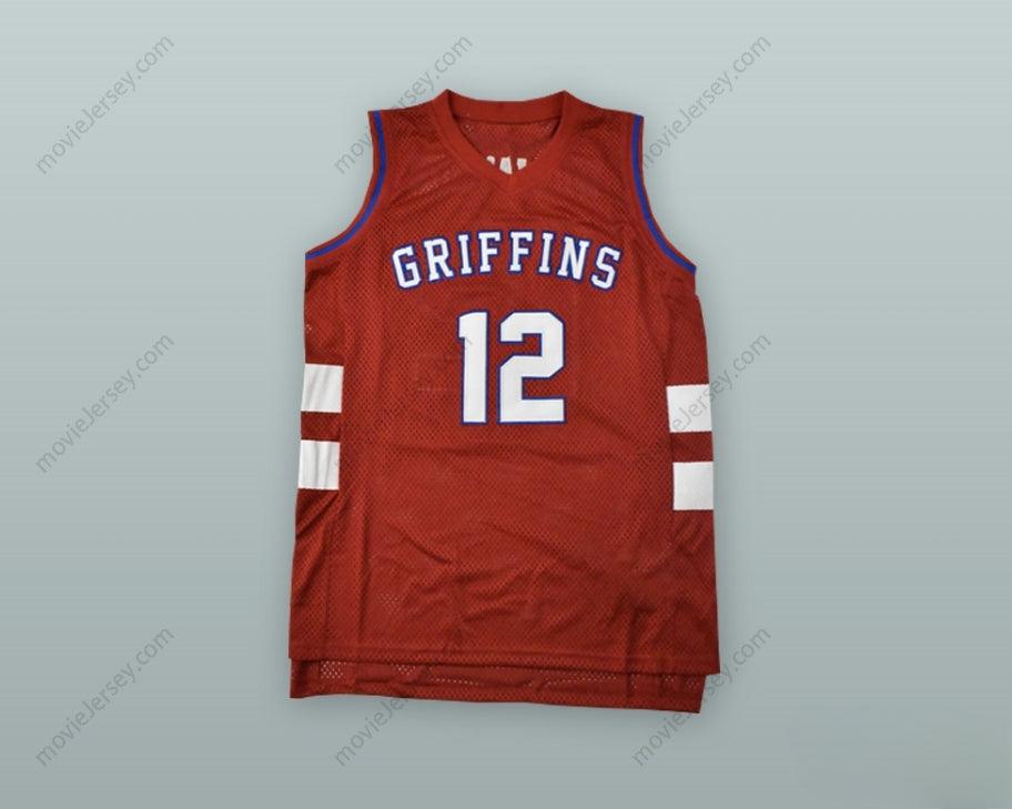 CUSTOM ANY Name Number ZION WILLIAMSON 12 DAY SCHOOL GRIFFINS RED ALTERNATE BASKETBALL JERSEY Top Stitched S-6XL