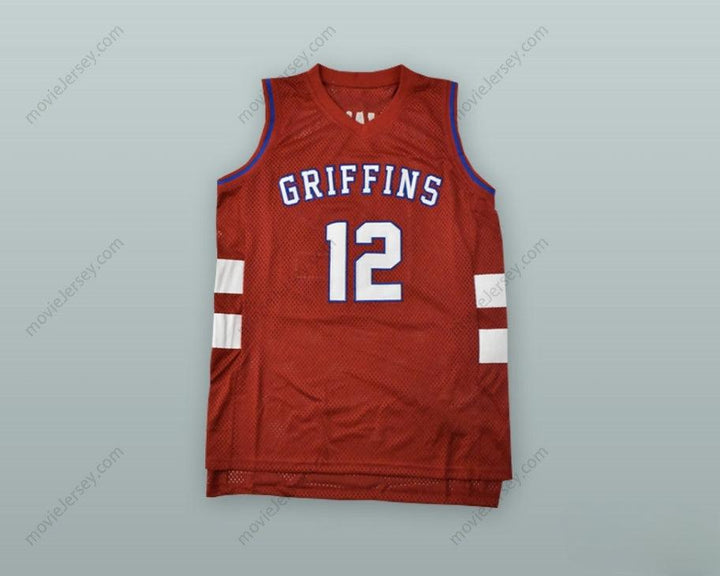 CUSTOM ANY Name Number ZION WILLIAMSON 12 DAY SCHOOL GRIFFINS RED ALTERNATE BASKETBALL JERSEY Top Stitched S-6XL