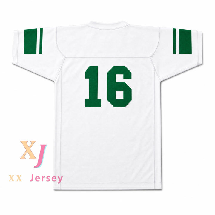 Isidore Newman High School 16 Football Jersey — white back view
