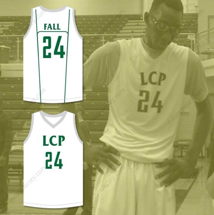 CAMISETA DE BALONCESTO BLANCA TACKO FALL 24 LIBERTY CHRISTIAN PREP LIONS PERSONALIZADA CON CUALQUIER NOMBRE Y NÚMERO, 2 Cosida, Tallas S-6XL